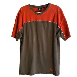 OCI Short Sleeve T-Shirt XL Gray Orange